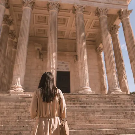 Chez Pepito & Zaza Hypercentre Rooftop Garage Apartman Nîmes